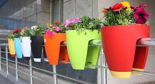 تصویر 3 از خرید و قیمت گلدان پلاستیکی لبه تراس + فروش عمده